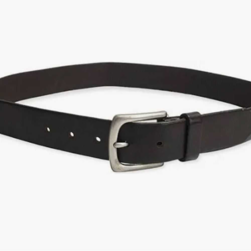 New GAP Men's Cow Leather Belt - black - 34 inch waist